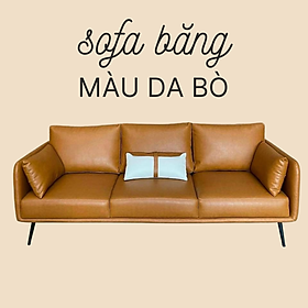 Mua Sofa Băng 2 Chỗ Màu Da Bò Và Màu Xám Adora - GK33