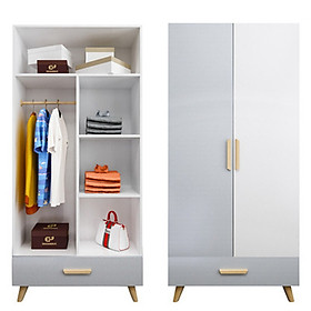 Tủ quần áo hiện đại thông minh TUR033 Giao màu ngẫu nhiên