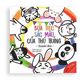 Bữa tiệc sắc màu của thú trắng Ehon dành cho trẻ tứ 0 6 tuổi - Bản Quyền