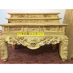 Mua bộ sập thờ bằng gỗ mít