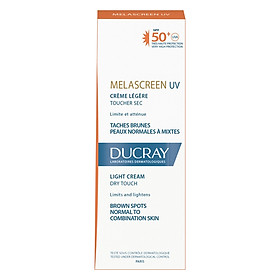 Kem Chống Nắng Giảm Đốm Nâu Và Chống Lão Hoá Ducray Melascreen Uv Light Cream Spf50+ (40ml)