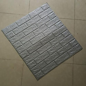 Xốp dán tường giả gạch 3D chống ẩm cách nhiệt - Khổ lớn 70x77cm dày 3.5mm