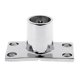 Marine Stainless Steel Boat Deck Hand Rail Fitting 90 Degree For 25mm Tube