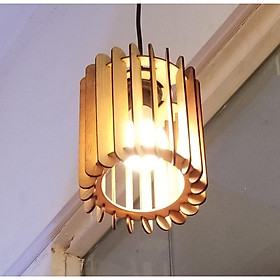 Mua Đèn lồng gỗ DG011- Đèn gỗ thả trần trang trí nhà cửa  quán cafe  nhà hàng
