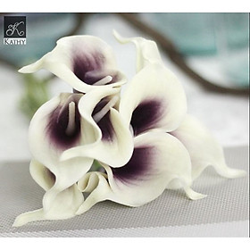 CALLA LILY Hoa lụa trang trí màu trắng 7212T