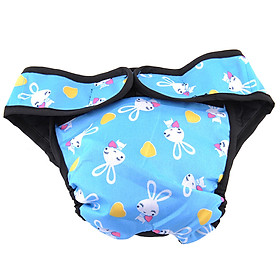 Cute Dog Pet Puppy Anti-Harassment Diapers Women's Underwear Reusable Cloth Shorts Diaper
