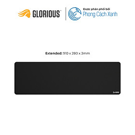 Mua Lót chuột Glorious Stitch Cloth Black - Extended - Hàng Chính Hãng