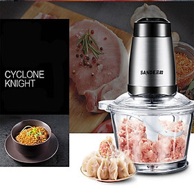 Mua Máy xay đa năng - Máy xay thịt 2 lưỡi cối thủy tinh dung tích 2L