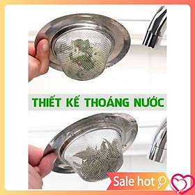 Mua Combo 2 nắp chặn lọc rác bồn rửa bát inox