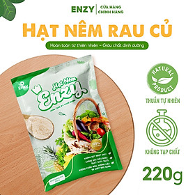 Hạt nêm không bột ngọt Enzy hoàn toàn từ thiên nhiên tốt cho sức khỏe gói 220g