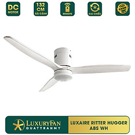 Mua Quạt trần Đài Loan LUXAIRE RITTER HUGGER ABS - 3 cánh nhựa  động cơ DC  điều khiển từ xa - Hàng chính hãng