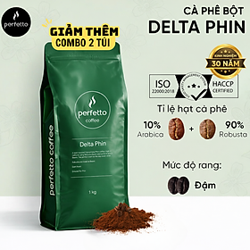 Cà phê bột Perfetto - Delta Phin (1000g)