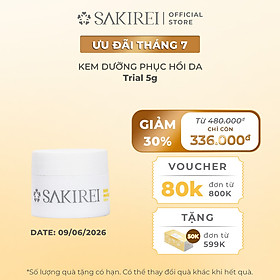 [Quà Tặng] Kem dưỡng ẩm, làm sáng mịn và phục hồi da Sakirei NMN Revitalize Cream 5g