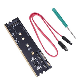 DDR2 Memory Card Slot SATA to M.2 NGFF SSD B-Key Adapter Board