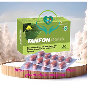 Viên uống giải cảm  Tanfon Kingphar, hộp 20v, dùng cho người bị cảm cúm