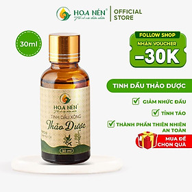 Tinh dầu xông thảo dược Hoa Nén - Xông tinh dầu giải cảm