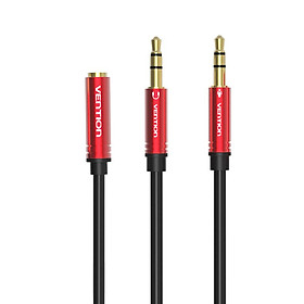 VENTION 3.5mm Audio Extension Cable 3.5 Jack AUX Female to Dual Male Earphone for Phone Headphone Speaker Tablet PC 0.3m