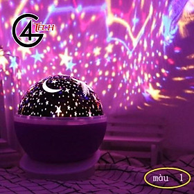 Mua Đèn ngủ chiếu sao vũ trụ độc đáo xoay 360 độ mang đến không gian sống động