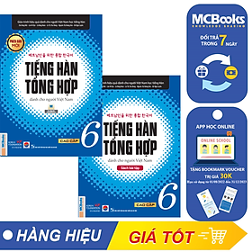 Combo Tiếng Hàn Tổng Hợp Dành Cho Người Việt Nam - Cao Cấp 6 bản 1 màu (SGK + SBT)
