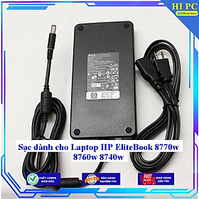 Sạc dành cho Laptop HP EliteBook 8770w 8760w 8740w - Kèm Dây nguồn - Hàng Nhập Khẩu