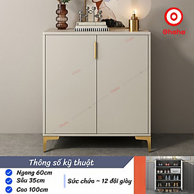 Mua  Miễn phí lắp đặt & vận chuyển tại TP.HCM  Tủ giày gỗ cao cấp sang trọng cánh mở Ohaha - TGCC033