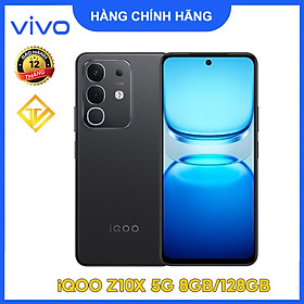 Điện thoại Vivo iQOO Z10x 5G (8GB/128GB) MediaTek Dimensity 7300, Pin 6500mAh  - Hàng nhập khẩu