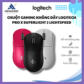 Mua Chuột Gaming không dây Logitech PRO X Superlight 2 Lightspeed Wireless - Hàng Chính Hãng - Bảo Hành 24 Tháng  Lỗi 1 Đổi 1