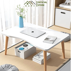 Mua Bàn Giường Mini  Bàn Học GAPI Đa Năng Chất Liệu Gỗ MDF Phủ Melamin Chân Gỗ Sồi Cao Cấp  - GP177