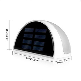  Đèn Tường Năng Lượng Mặt Trời 6 Led Độ sáng 12 Lm