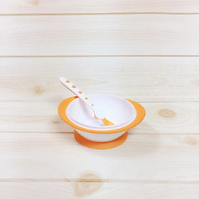 Combo bát chống đổ và thìa ăn dặm NUK