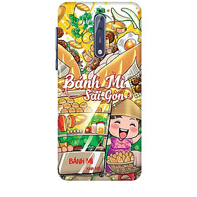 Ốp lưng dành cho điện thoại NOKIA 8 hình Bánh Mì Sài Gòn - Hàng chính hãng