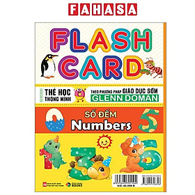 Flash Card - Thẻ Học Thông Minh Theo Phương Pháp Giáo Dục Sớm Glenn Doman - Số Đếm - Numbers - Glenn Doman