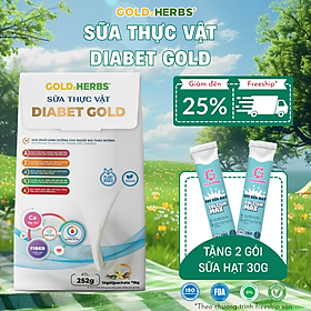 Sữa thực vật GoldzHerbs Diabet Gold 14 gói/ 500g