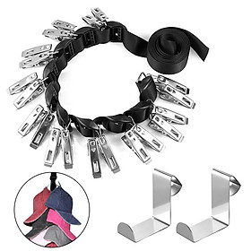 Dây Treo Cửa Móc Đồ Chuyên Dụng Kèm 20 Móc Tiện Nghi Sắp Xếp Nhà Cửa Gọn Gàng Ngăn Nắp