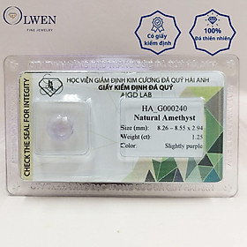 Hình ảnh Viên đá thạch anh tím ( Amethyst ) thiên nhiên  HA_G000240