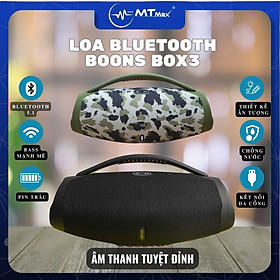 Hình ảnh Loa Bluetooth Boons Box3, công suất cao 100W di động chống nước loa siêu trầm chống nước nhẹ thiết kế trẻ trung nhỏ gọn thích hợp tiệc tùng du lịch hội trại-chuẩn kháng nước nhẹ