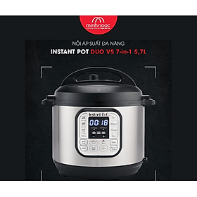 Hàng chính hãng: Nồi áp suất điện đa năng Instant pot Duo V5 MỚI