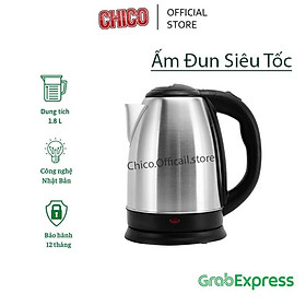 Mua Ấm siêu tốc đun nước 1.8L  Ấm đun siêu tốc Electric Kettle inox hàng chất lượng cao