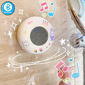 Loa bluetooth mini cho phòng tắm, không dây, không thấm nước, loa rảnh tay, trang trí kawaii, trang trí dễ thương