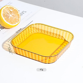 Mua Đĩa Đựng Hạt Hướng Dương Trái Cây Trong Suốt Hình Vuông Sang Trọng