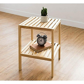 Mua Tủ Đầu Giường - Kệ Đầu Giường nan gỗ Phong Cách Hàn Quốc Mộc Vina