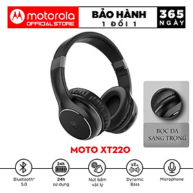 Tai nghe bluetooth chụp tai Motorola MotoXT220 - Hàng chính hãng