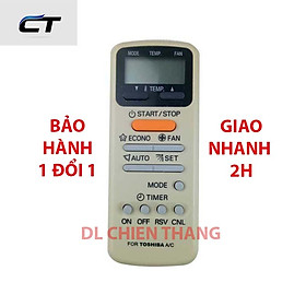 Hình ảnh REMOTE ĐIỀU KHIỂN DÀNH CHO MÁY LẠNH TOSHIBA (vàng)