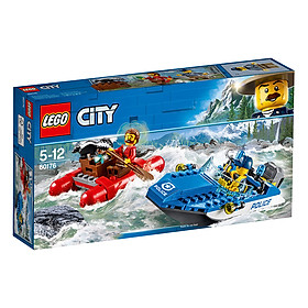 Thuyền Hơi Tẩu Thoát LEGO City 60176 (126 Chi Tiết)