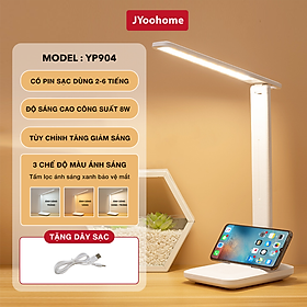 Mua Đèn bàn học 3 chế độ ánh sáng bảo vệ mắt hỗ trợ chống cận - Đèn học Led tích điện đa năng đọc sách  làm việc kèm dây sạc - Mẫu YP904