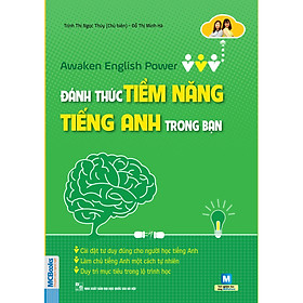 Awaken English Power - Đánh Thức Tiềm Năng Tiếng Anh Trong Bạn (Cào Tem Để Mở Quà Tặng) (Tặng Decan Đo Chiều Cao Cho Trẻ 1-5 Tuổi)