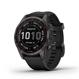 Mua Đồng Hồ Thông Minh Garmin Fenix 7S Sapphire Solar - Carbon Gray DLC Titanium with Black Band (Màu Đen) - Hàng Chính Hãng