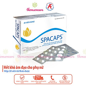 Spacaps hỗ trợ sinh lý nữ - Giảm khô hạn, tăng nội tiết tố từ mầm đậu nành