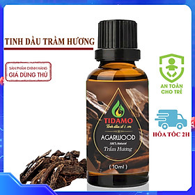 Tinh Dầu Xông Phòng TRẦM HƯƠNG TIDAMO Cao Cấp - Tinh Dầu Trầm Hương Từ Thiên Nhiên Giúp Bảo Vệ Sức Khỏe, Thư Giãn Và Tĩnh Lặng Tinh Thần - Kiểm Nghiệm Chất Lượng Tại Trung Tâm Quatest 3