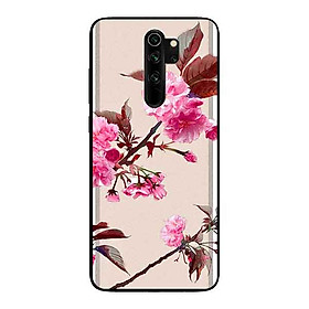 Ốp Lưng in cho Xiaomi Redmi Note 8 Pro Mẫu Cành Hoa Đào - Hàng Chính Hãng